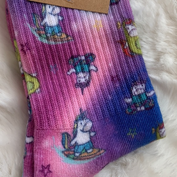 Scout & Trail - socks unicorn womens medium, BNWT - Picture 2 of 4